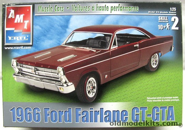 AMT 1/25 1966 Ford Fairlane GT/GTA, 31935 plastic model kit